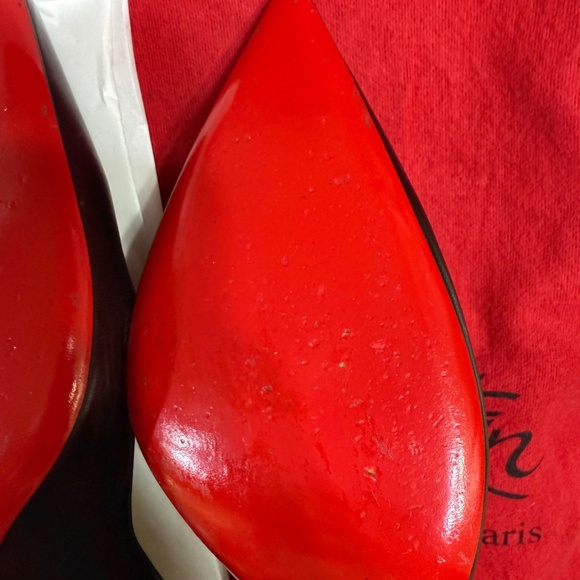 Almost New…Christian Louboutin Apostrophe 100 Nappa Pump - Picture 9 of 16